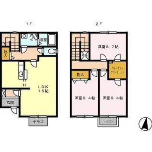 三重県松阪市嬉野中川新町2【一戸建】の間取り