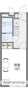 レオパレス森田【1階】の間取り