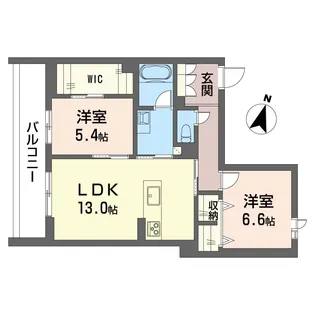 スターヴィレッジ【2階】の間取り