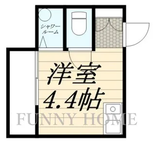 東京都世田谷区下馬2【アパート】の間取り