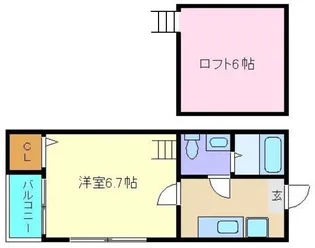 stage中田I【1階】の間取り