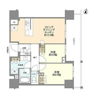 ブランズ本郷【9階】の間取り
