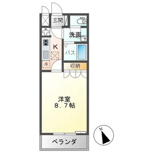 セピアローズ【1階】の間取り