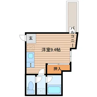 ロイヤルヒルズ八乙女【3階】の間取り