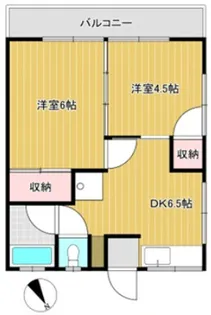 第一豊荘【1階】の間取り