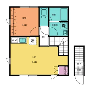 スリジエ・リアン【2階】の間取り