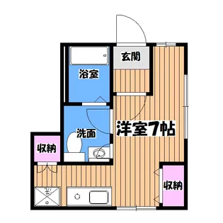 CASA FELIZ(カーサフェリス)【1階】の間取り