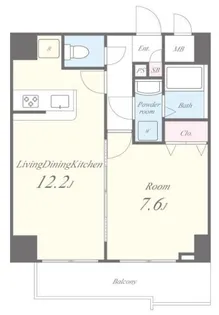 東京都墨田区緑4【マンション】の間取り
