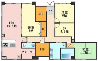 ヴァンベール瑞江【1階】の間取り