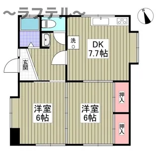 埼玉県所沢市上新井5【アパート】の間取り