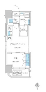 東京都大田区西蒲田7【マンション】の間取り