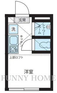 1Rの間取り画像