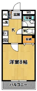 イーストサイドミネ2【2階】の間取り