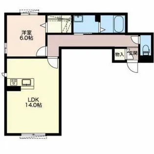 キューブ・ステージ【1階】の間取り