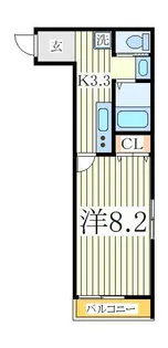 レジデンス葵泉町【1階】の間取り