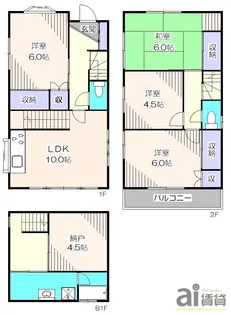 東京都西東京市向台町4【一戸建】の間取り