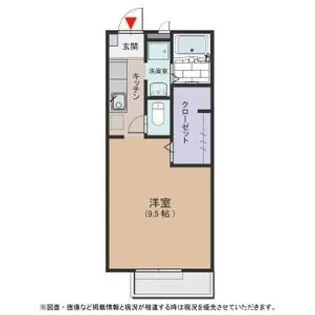 ピュアハイツII【1階】の間取り