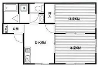 クロノス平塚South【2階】の間取り