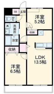 フォンス大門【3階】の間取り