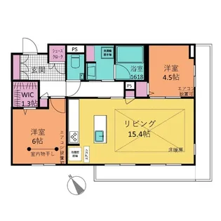 AZU【1階】の間取り