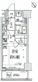 スパシエ国立矢川ステーションプラザ【10階】の間取り