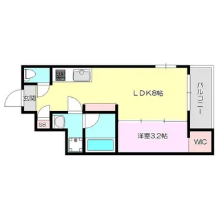 MOVE吹田SOUTH【2階】の間取り