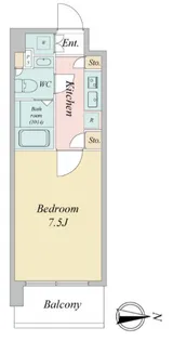 東京都江東区平野3【マンション】の間取り