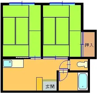 ニュー和功荘【3階】の間取り