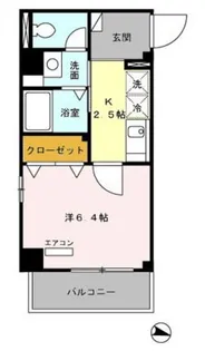 アーバンハウス本橋B【4階】の間取り