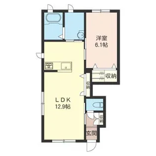 HeimstatteたをやぎII【1階】の間取り