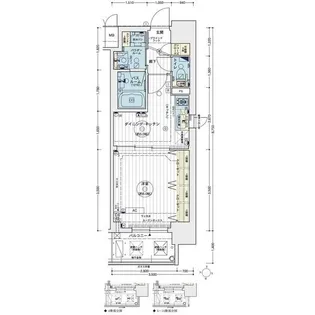 エステムコート名古屋栄プレシャス【2階】の間取り