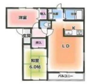 ファジーアドザックスC【1階】の間取り