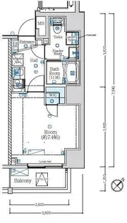 MAXIV常盤台TRE【9階】の間取り