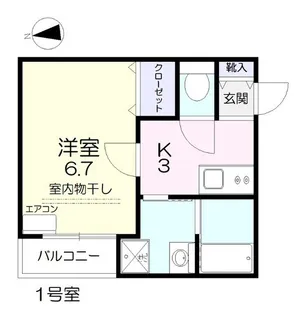 ヴィーナスコート島田本町【1階】の間取り