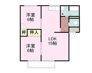 ラフォーレ壱番館【1階】の間取り
