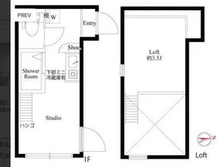 ハーモニーテラス神谷【1階】の間取り
