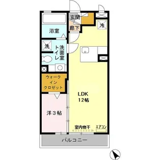 エクレール【1階】の間取り