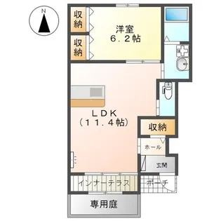 Univalyドリーム武雄【1階】の間取り