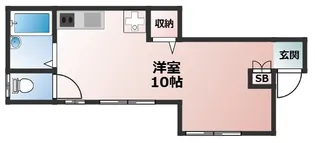 メゾンB・I市川【1階】の間取り