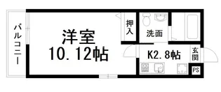 オリエント五条坂【1階】の間取り