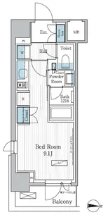 パークアクシス東陽町レジデンス【3階】の間取り