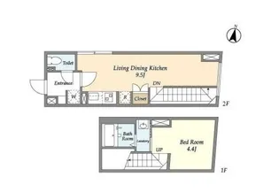 コンフォリア本駒込一丁目 旧:リビオメゾン本駒込【2階】の間取り