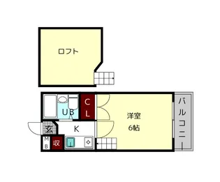 シティパレス生駒東松ヶ丘P-2【2階】の間取り