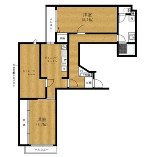 ベルシード板橋蓮根アンベリール【4階】の間取り