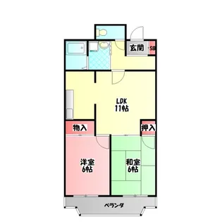 モナリサ【6階】の間取り