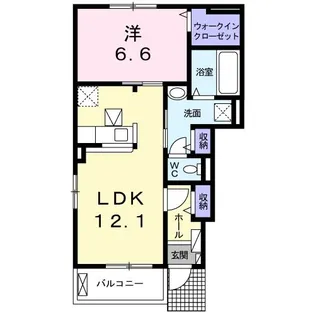 レジデンス Breeze V【1階】の間取り