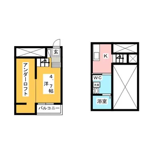 L’endroit apaisant【2階】の間取り