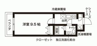 YMK伊勢原【4階】の間取り