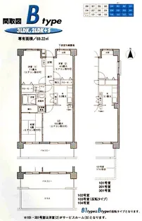 ルミエール 泉【2階】の間取り