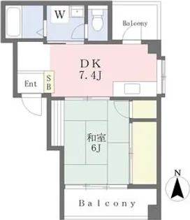 美和ビル【9階】の間取り